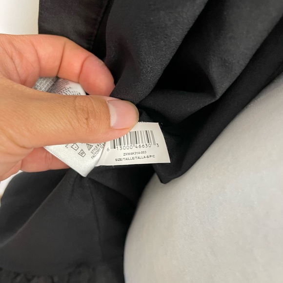 Bcbg generation Black Tuxedo Wrinkle Free Blazer in White Striped Ruffle Trim S - Picture 7 of 10